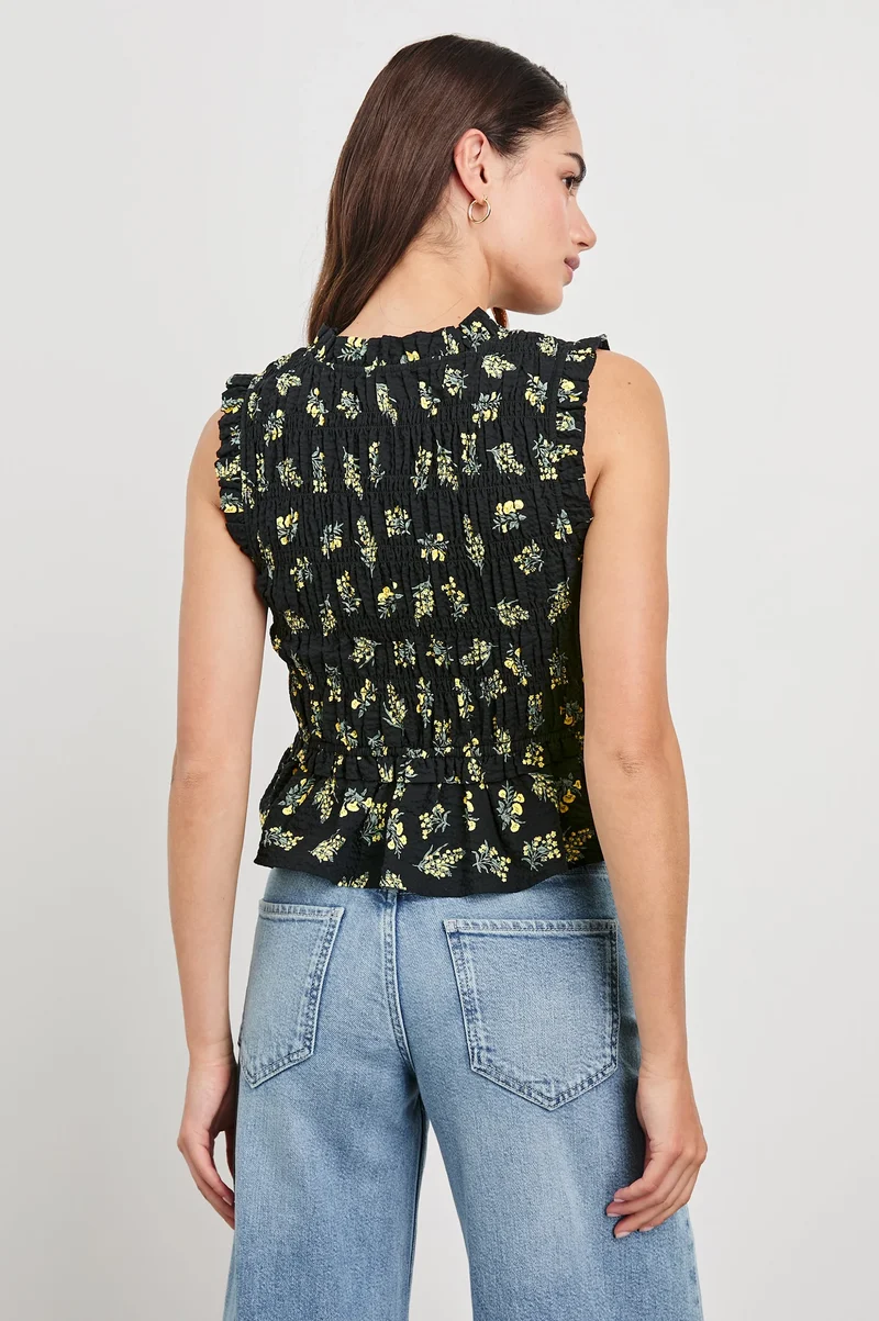 Martine Dark Amaryllis Top