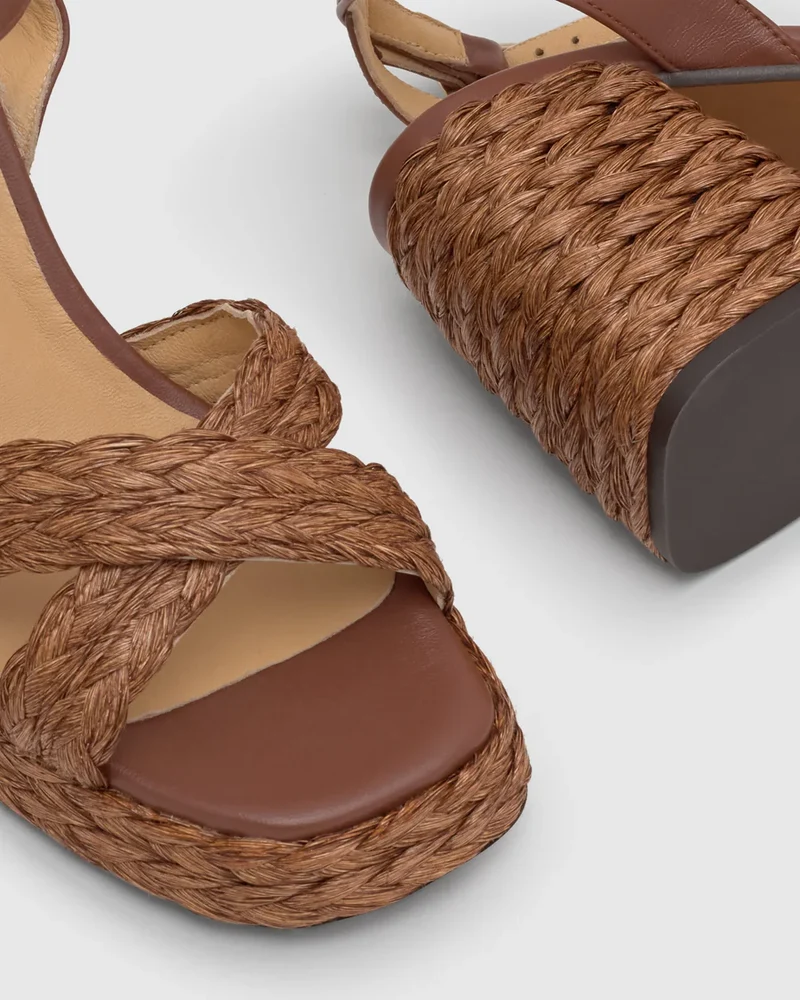 Valeriette Marron Choc Sandal