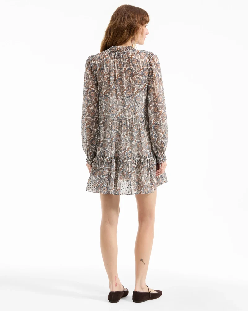 Charles Silk Mini Dress
