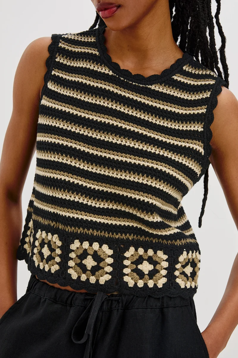 Hazel Top Milos Crochet
