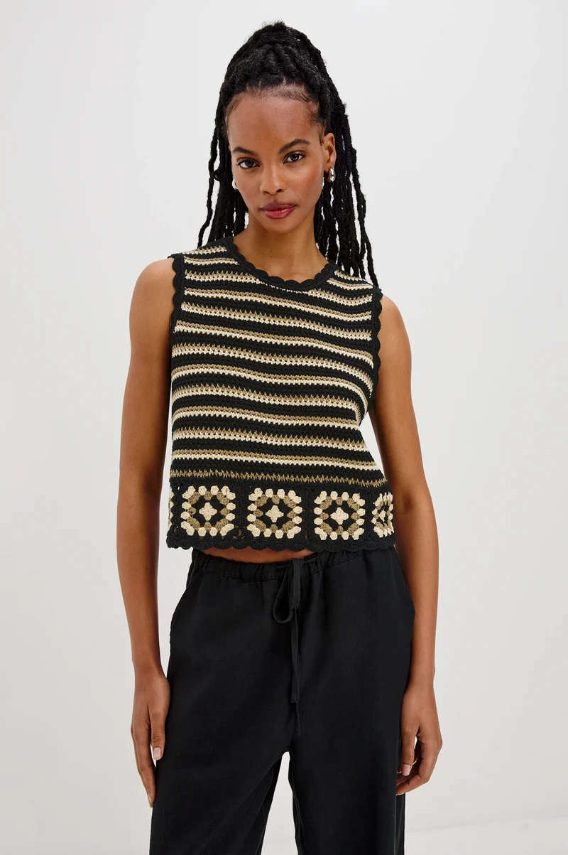 Hazel Top Milos Crochet