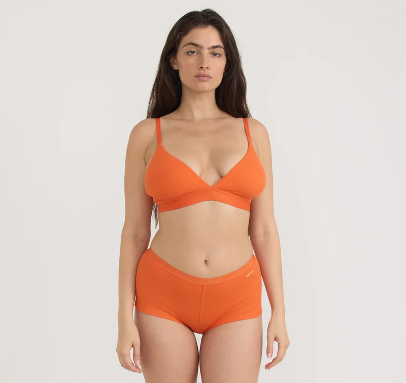 Core Rib Triangle Bralette