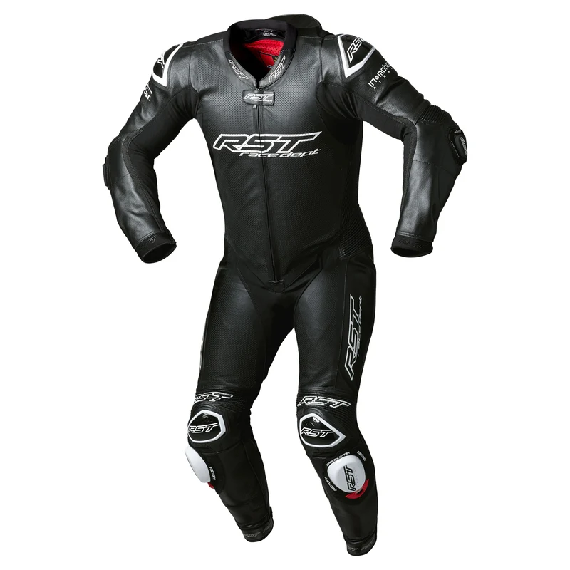 RST V4.1 Evo Kangaroo 1-Teiler Lederkombi mit Airbag-System Schwarz