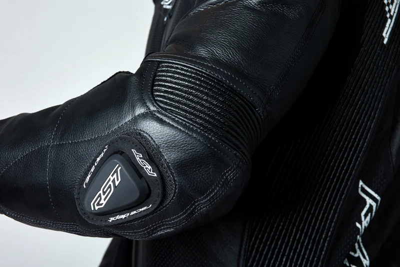 RST V4.1 Evo Kangaroo 1-Teiler Lederkombi mit Airbag-System Schwarz