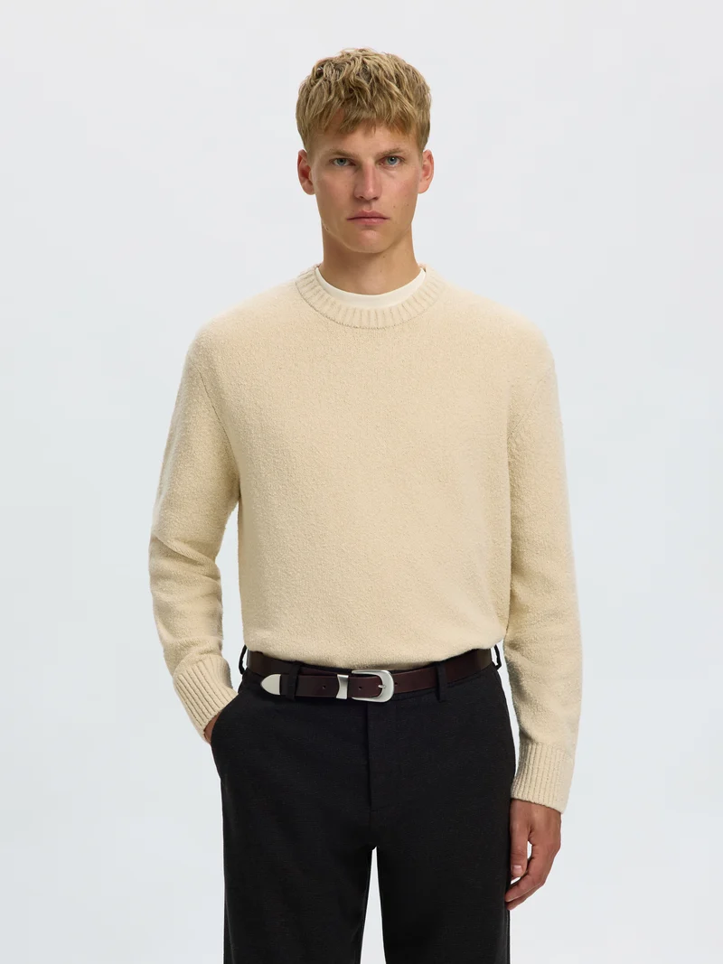 SLMALEX LS KNIT RLX CREW NECK NOOS