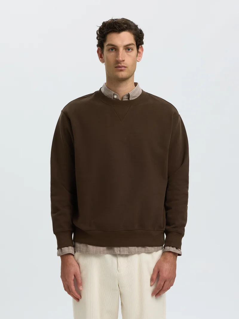 SLMRELAXGRANT LS CREW NECK SWEAT