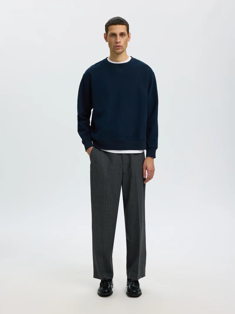 SLMRELAXGRANT LS CREW NECK SWEAT