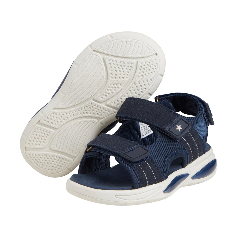 EN FANT leichte Sandalen mit Klettverschluss und Lichtern - Tusche