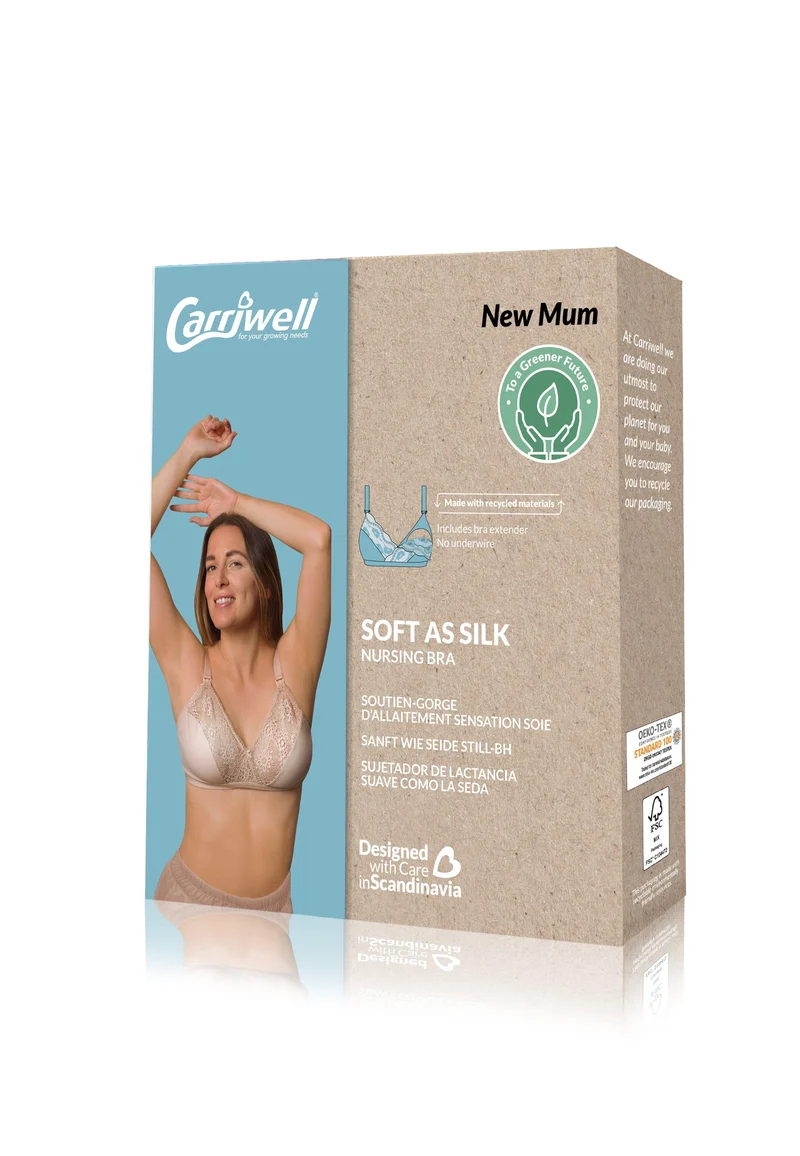Carriwell Still-BH „Soft as Silk“ – Rosenbeige