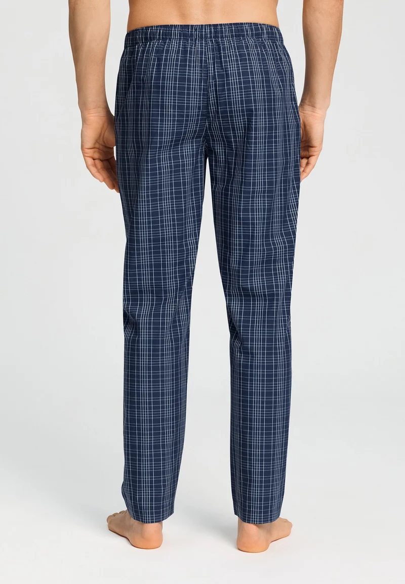 Night & Day Long Pants | checked blue 075114-073131
