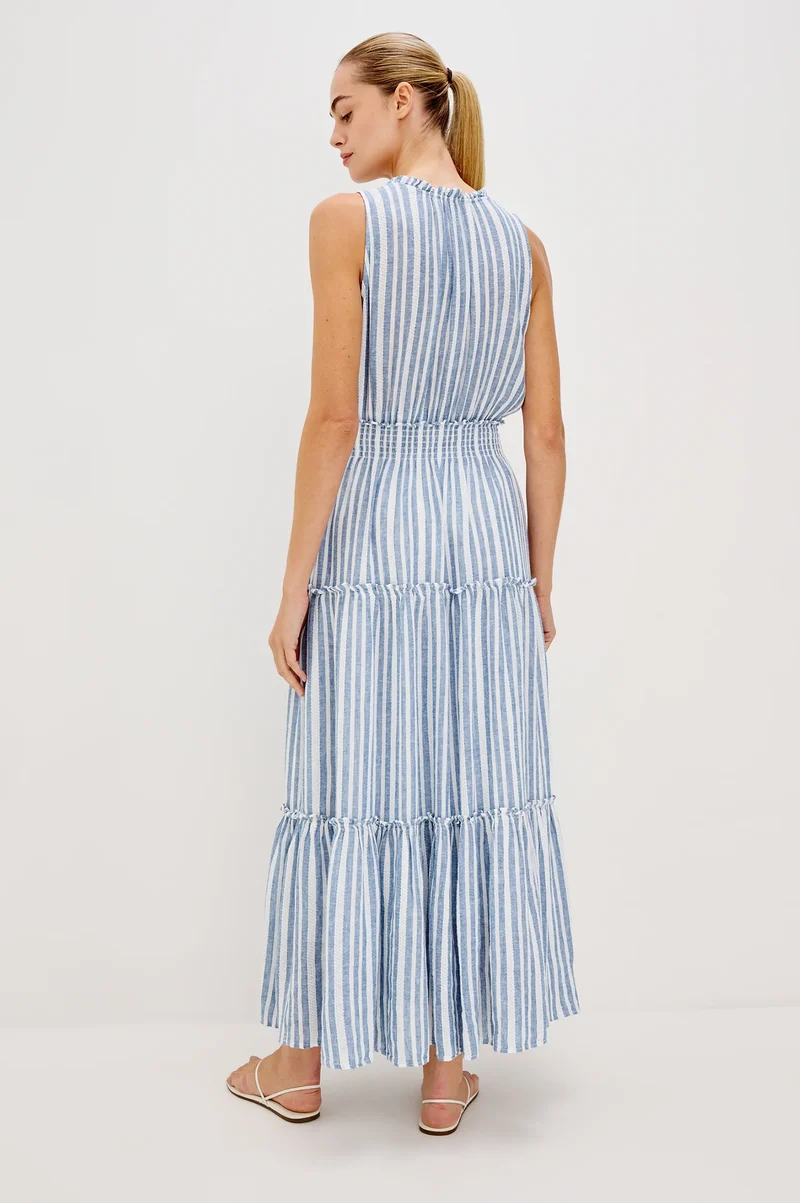 Loulou Midi Dress Jalisco Stripe