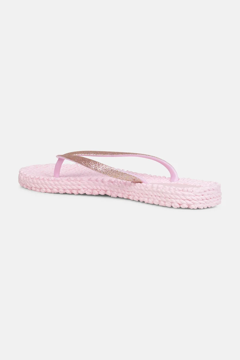 Flip Flops with Glitter Ballerina
