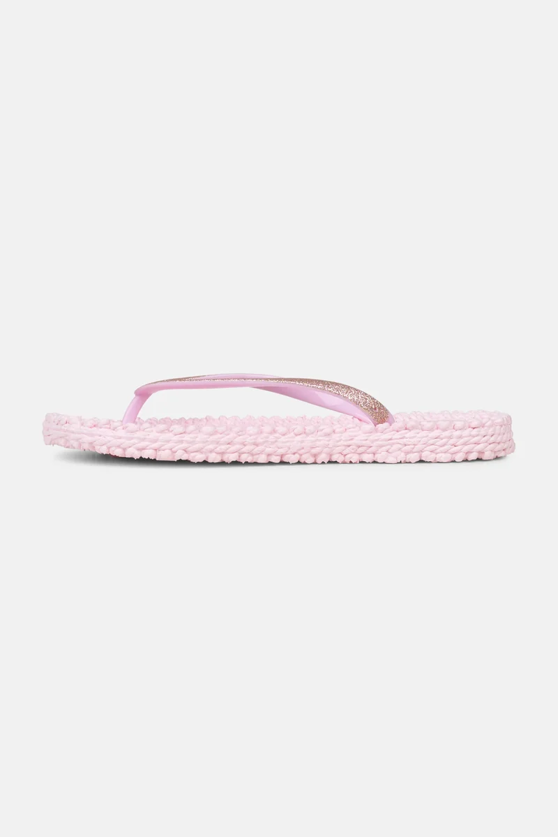 Flip Flops with Glitter Ballerina