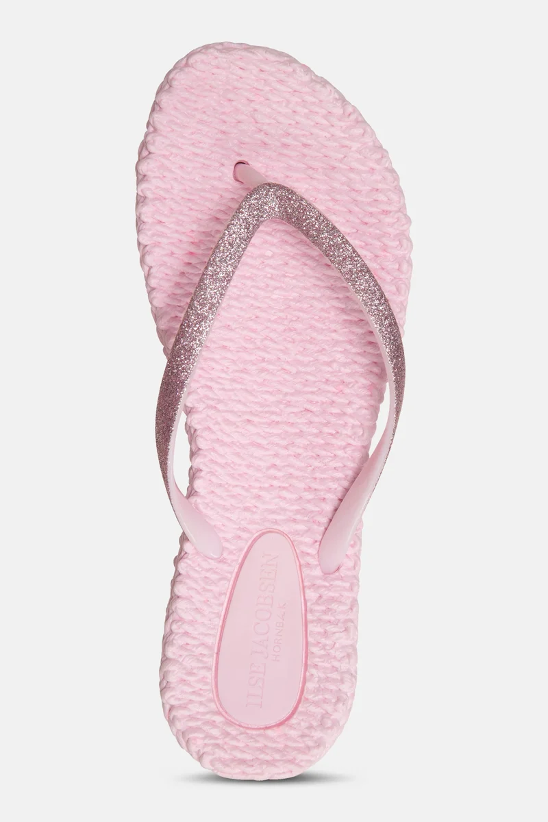 Flip Flops with Glitter Ballerina
