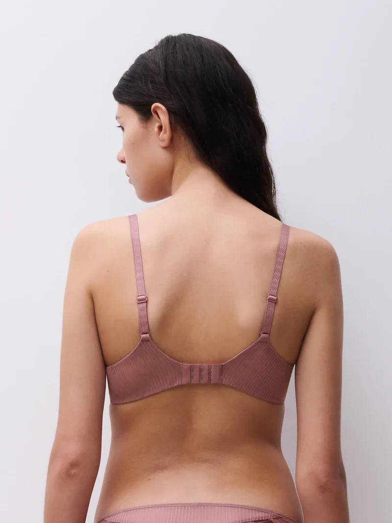 Chantelle – Legend Plunge T-Shirt-BH Rose Des Bois
