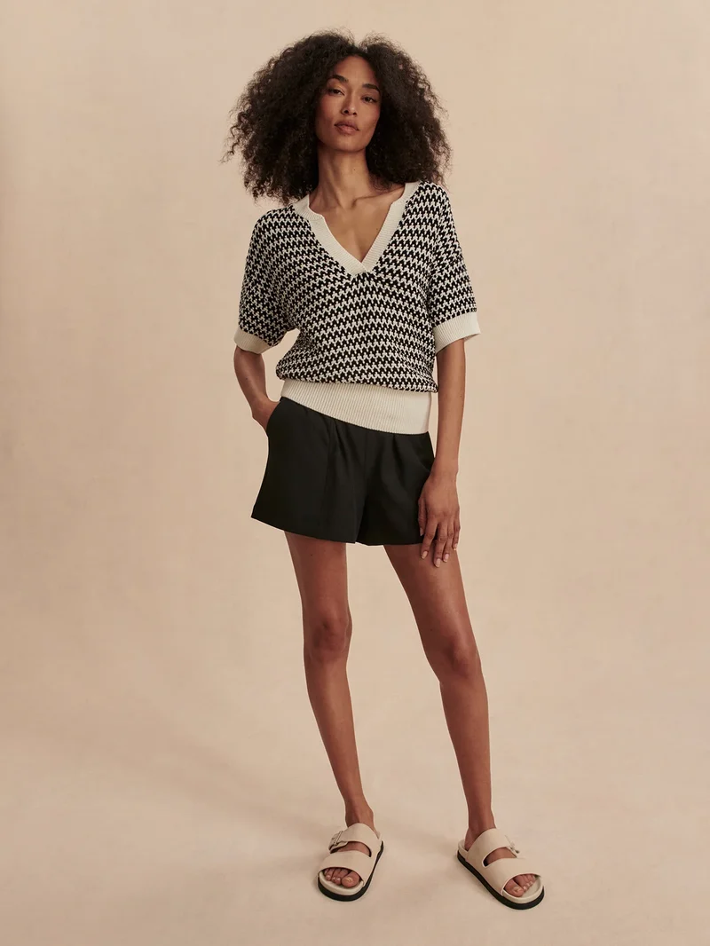 Dora Knit Top Egret