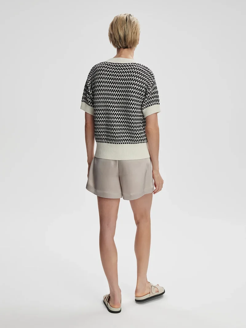Dora Knit Top Egret