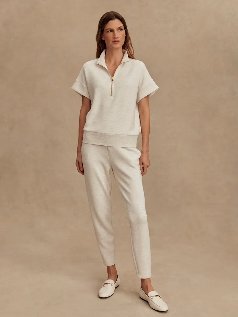 The Slim Pant Ivory Marl