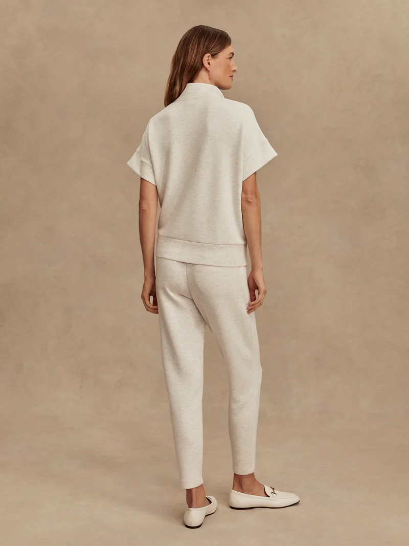 The Slim Pant Ivory Marl