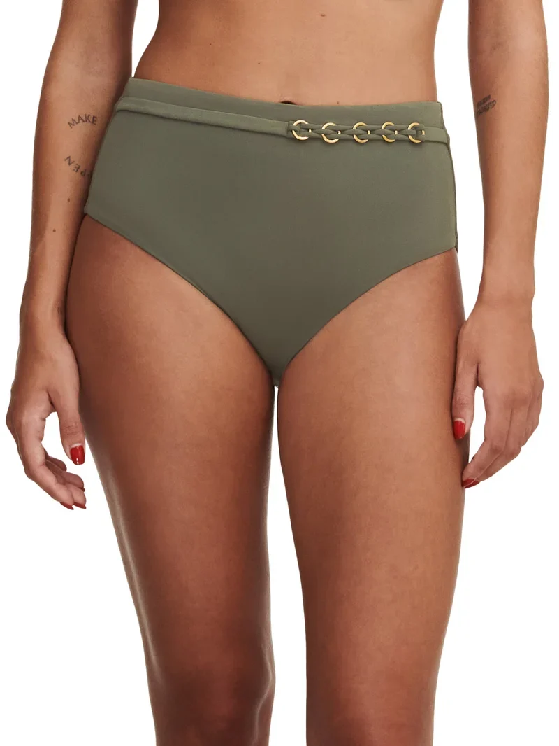 Chantelle Bademode - Emblem Full Bikini Brief Khaki Grün