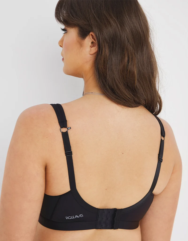 Figleaves Dina Underwired Sports Bra Black