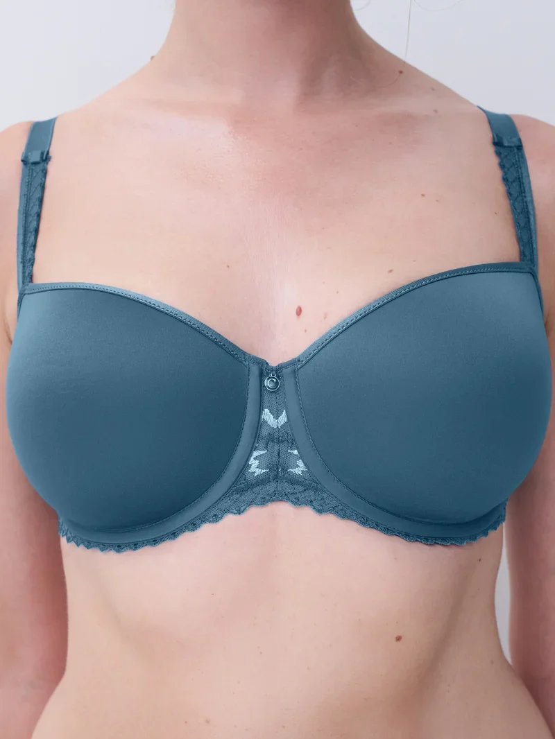 Chantelle - Every Curve Halbschalen-Memory-BH Jeans Blue Shades