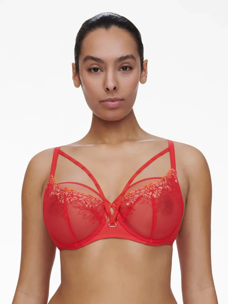 Chantelle - Spice Bügel-BH mit sehr guter Bedeckung, Rot, Cocktail, Multico