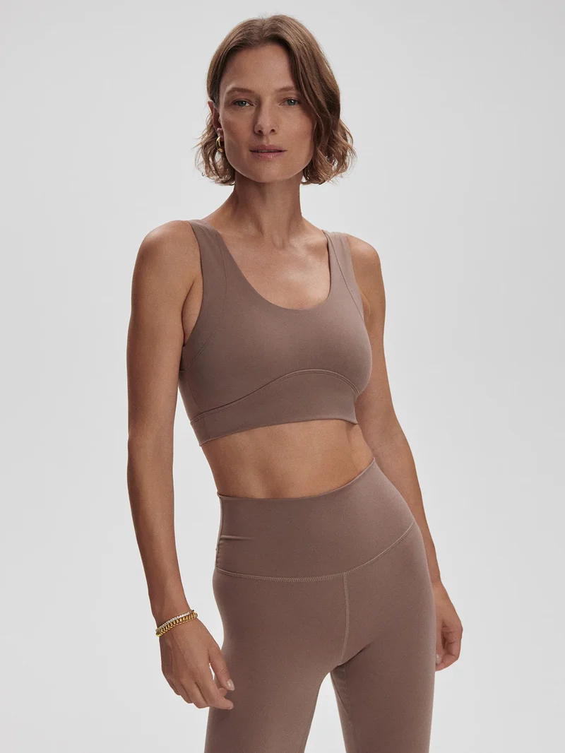 Freesoft Essi Bra Deep Taupe