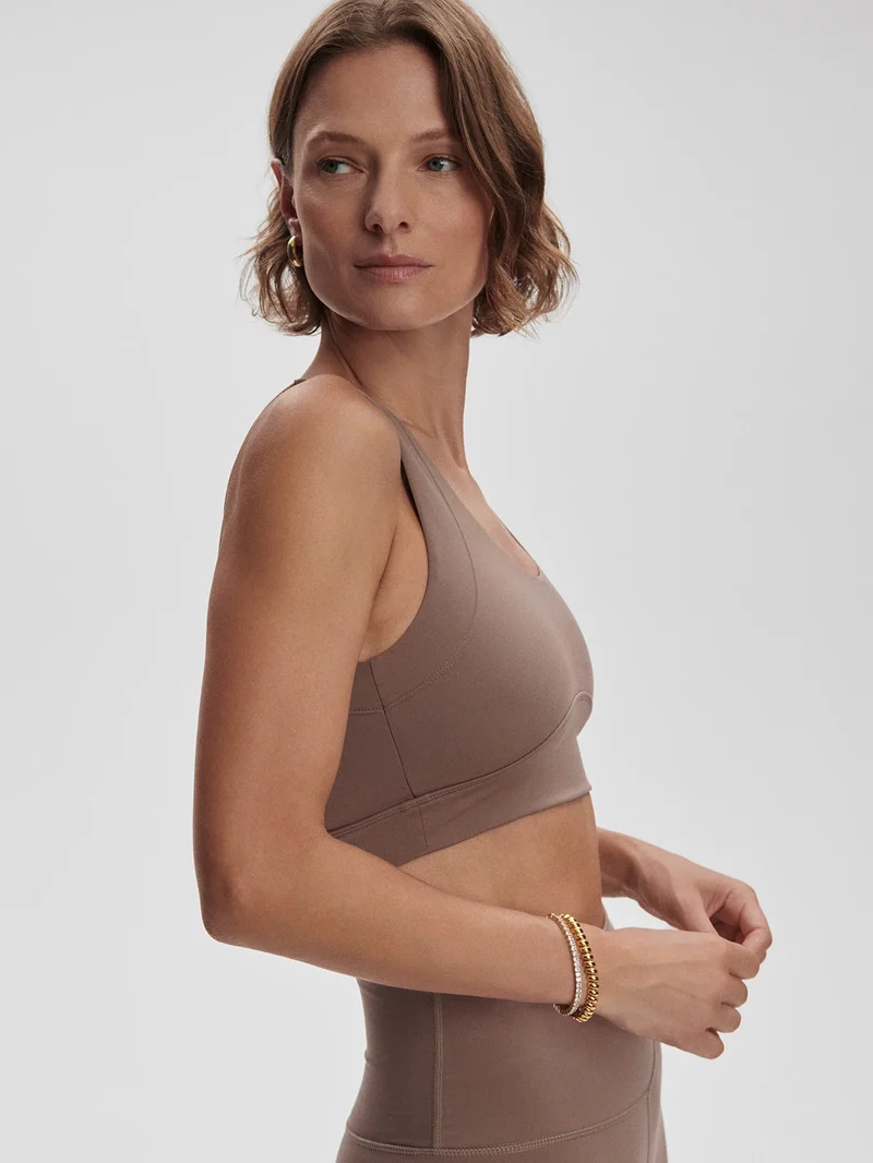 Freesoft Essi Bra Deep Taupe