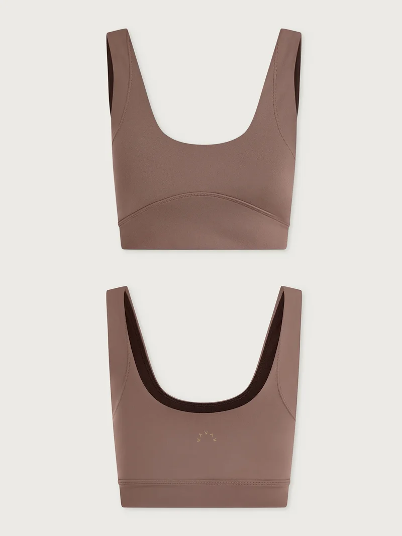Freesoft Essi Bra Deep Taupe