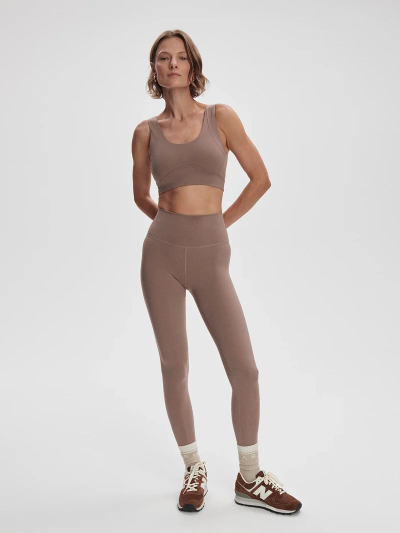 Freesoft 27" High Rise Legging Taupe