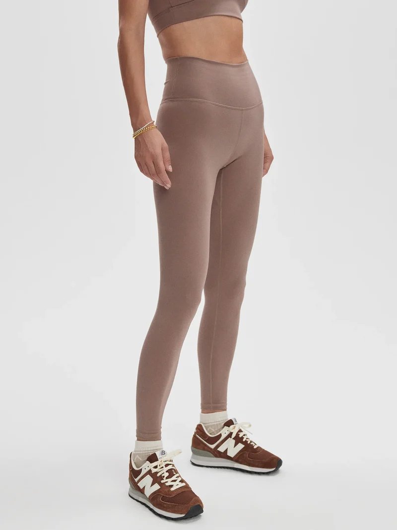 Freesoft 27" High Rise Legging Taupe