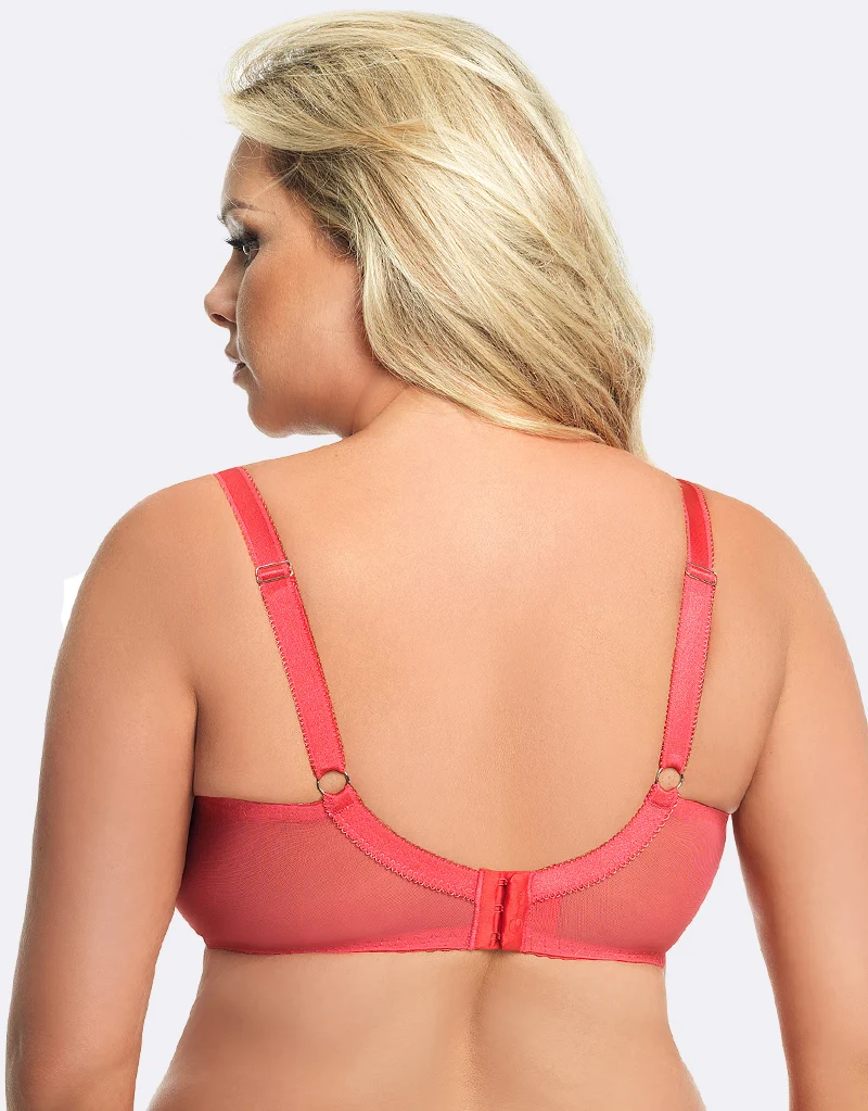 Gorsenia Bergamo Balconette Bra Coral