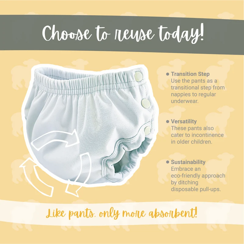 Little Lamb Wasserdichte Trainingshose – Silber