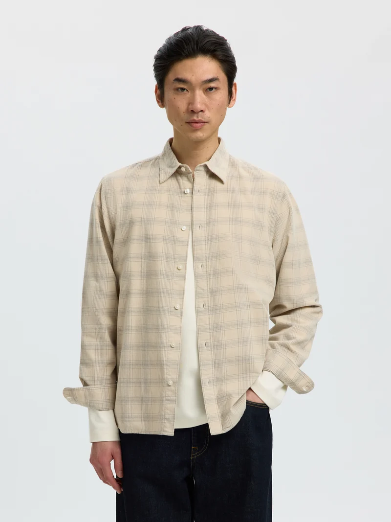 SLMCLAUS-PAU REG CORD YD CHECK LS SHIRT