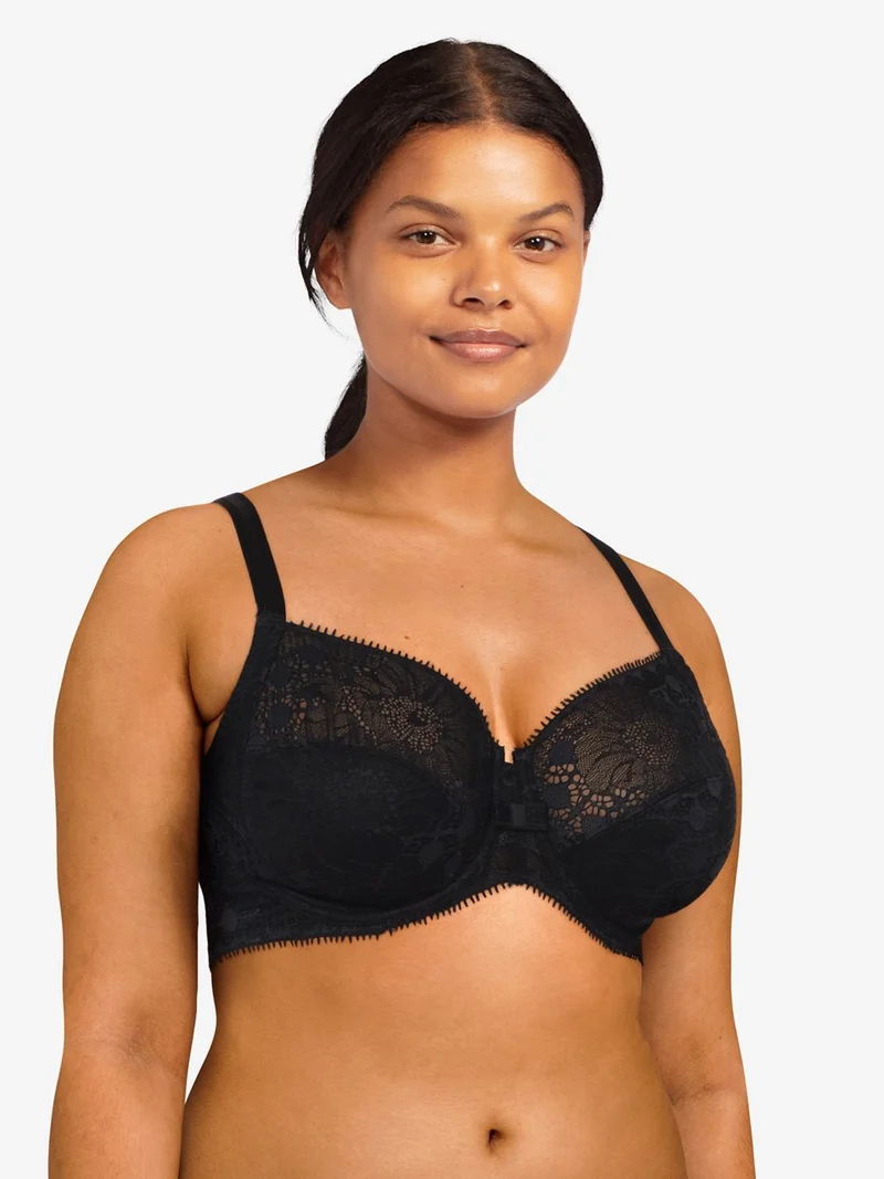 Chantelle – Sehr bedeckender Bügel-BH von Tag zu Nacht, Schwarz