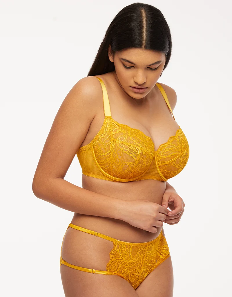 Kinga Sun Kiss Non Padded Bra Yellow