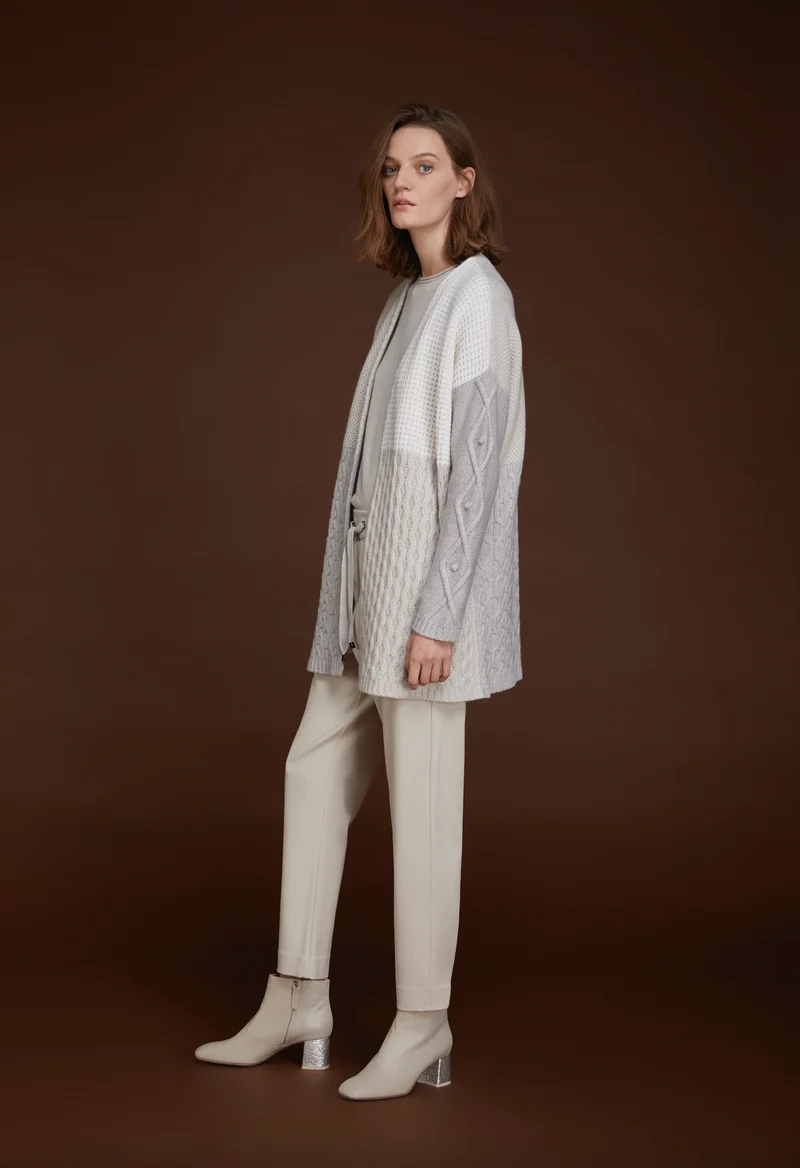 Drawstring Beige Trousers