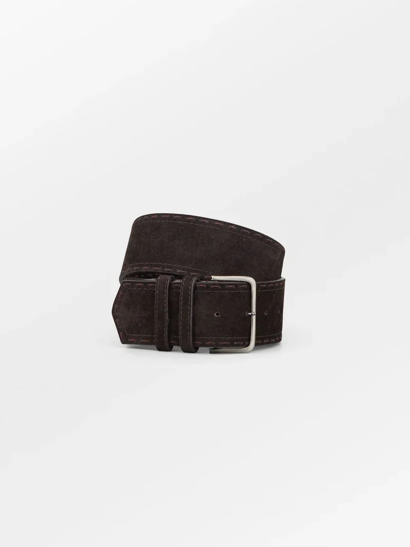 Willa Suede Belt Chocolate Torte