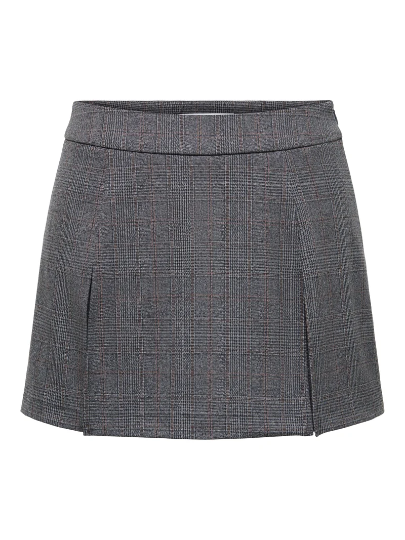 ONLELLY-NOON HW PLEAT CHECK SKORT TLR