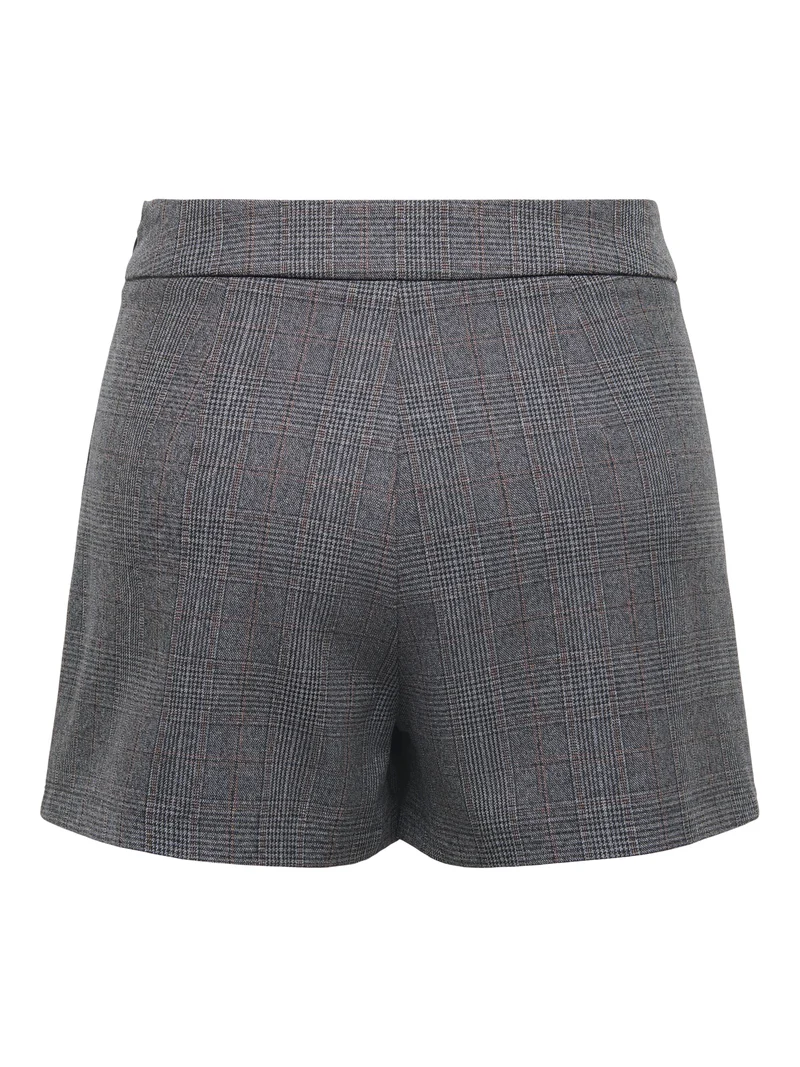 ONLELLY-NOON HW PLEAT CHECK SKORT TLR
