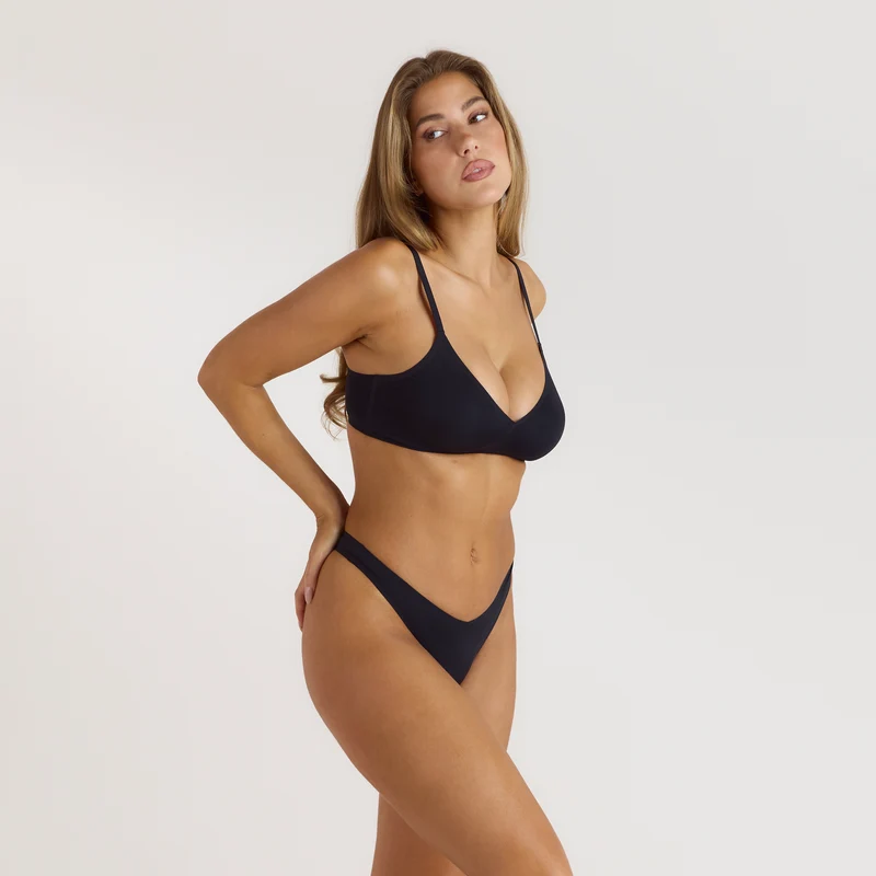 Seamless Bralette - Black