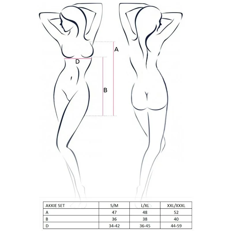 PASSION - WOMAN AKKIE SET - KRANKENSCHWESTERKOSTÜM
