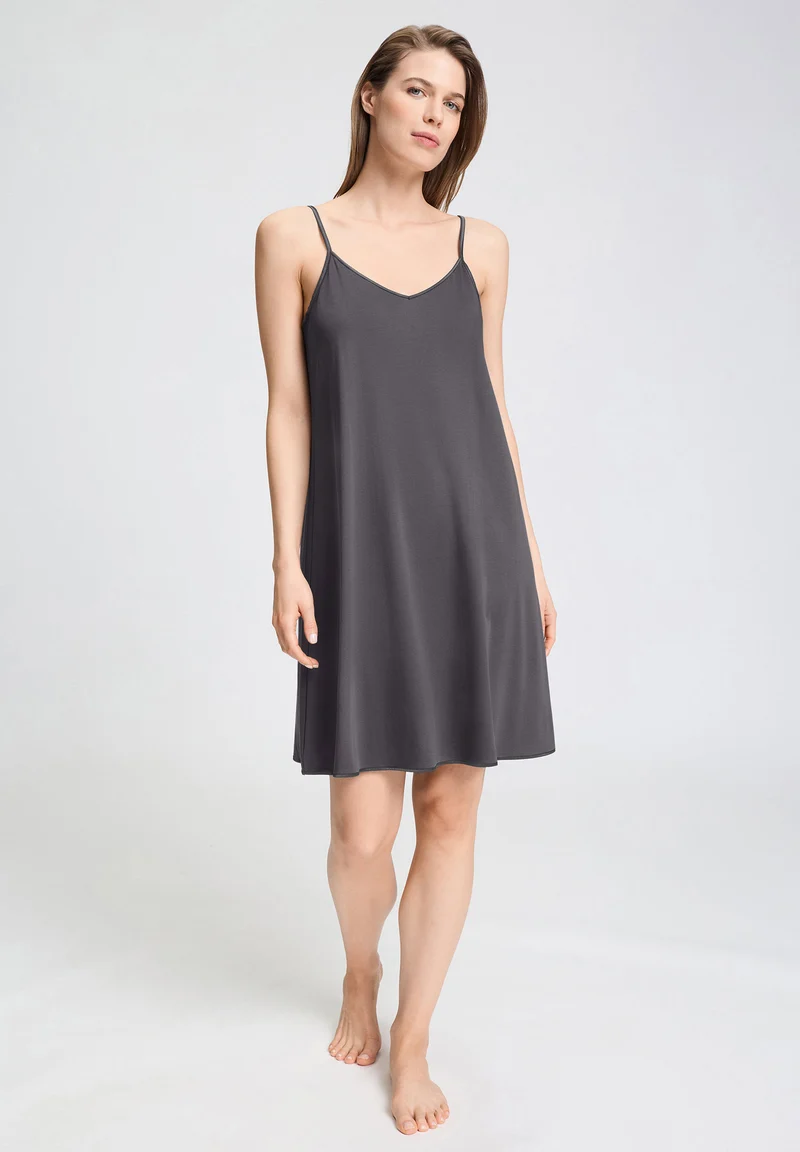 Cotton Silk Spaghetti Dress 95cm | boulevard 074813-072687