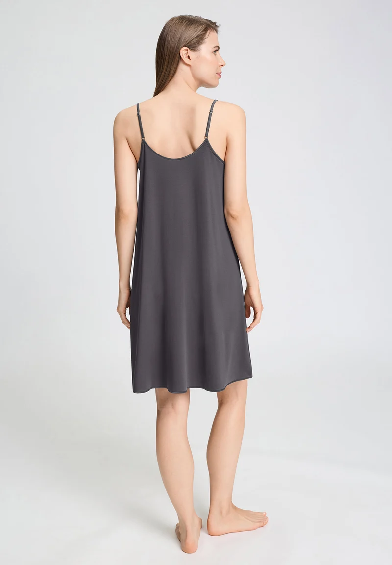 Cotton Silk Spaghetti Dress 95cm | boulevard 074813-072687