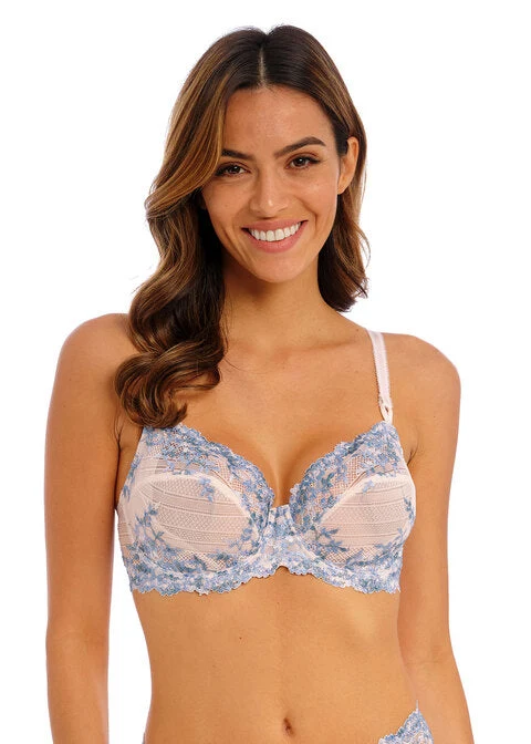 Wacoal - Bügel-BH Embrace Lace Pastell Pergament/Blau