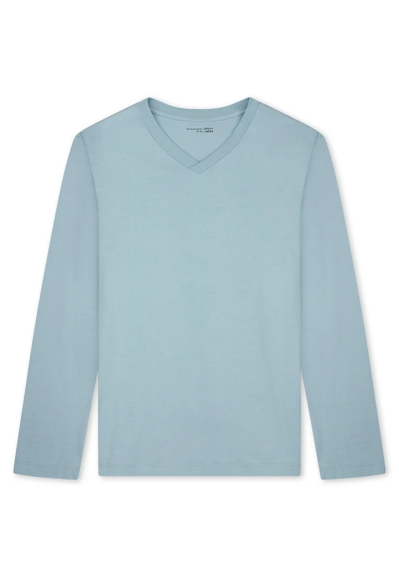 Langarmshirt V-Ausschnitt