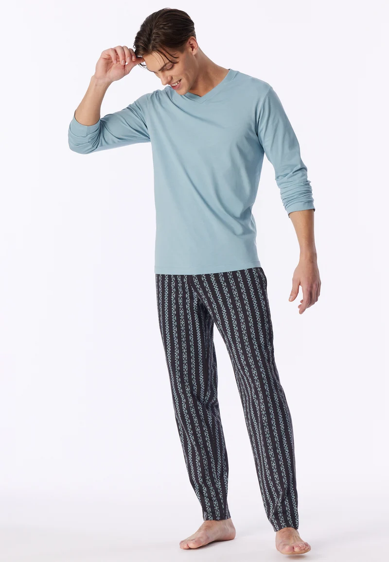 Langarmshirt V-Ausschnitt