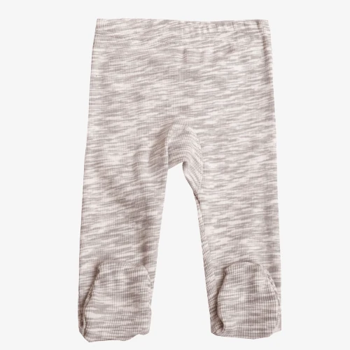 Joha Leggings mit Füßen - Grau meliert