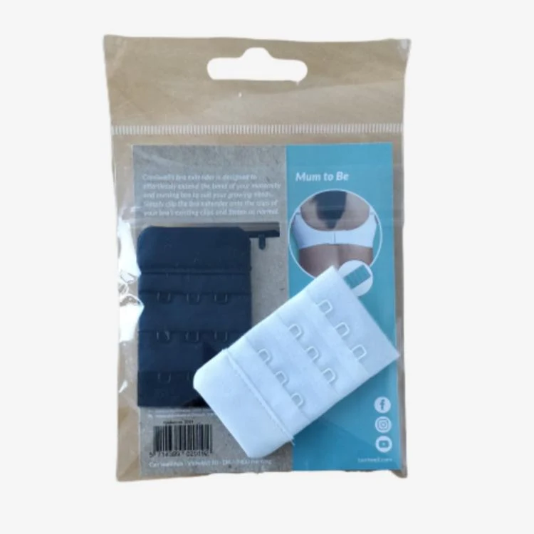 Carriwell 4er-Pack BH-Verlängerungen – Weiß/Schwarz